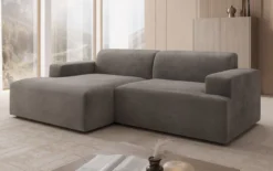 Designer Ecksofa Monza in Samt