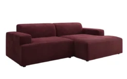 Designer Ecksofa Monza in Samt