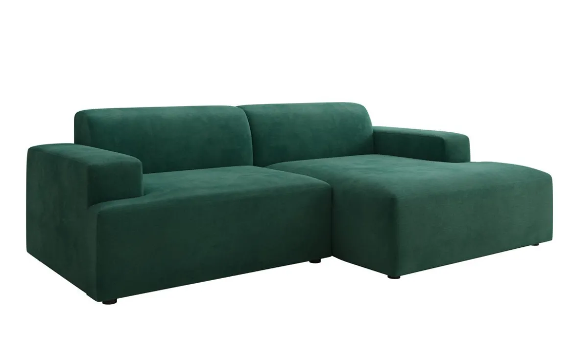 Designer Ecksofa Monza in Samt