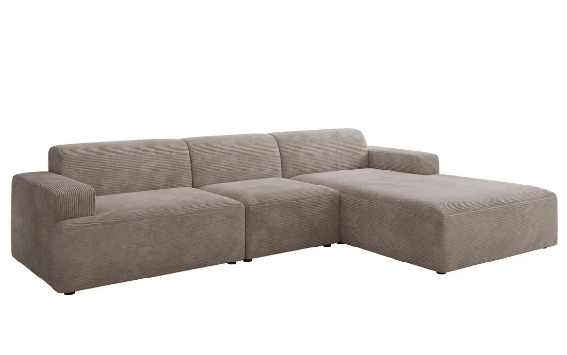Designer Ecksofa Monza Maxi in Cord