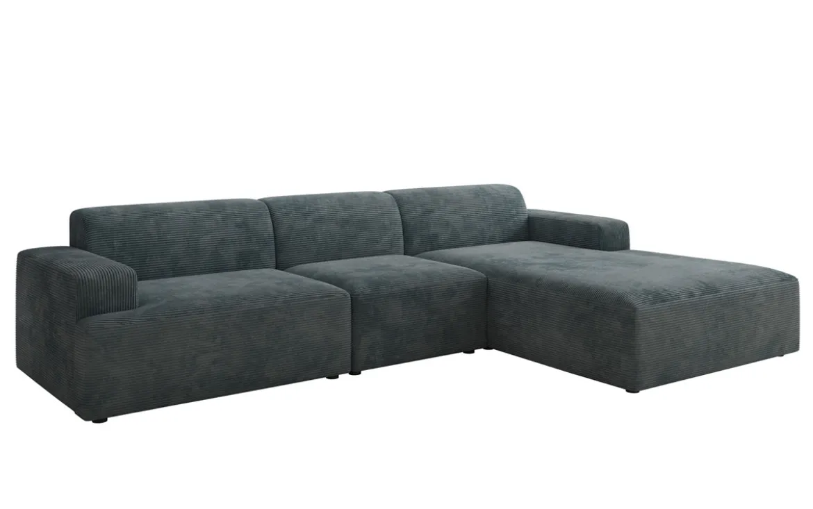 Designer Ecksofa Monza Maxi in Cord