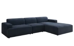 Designer Ecksofa Monza Maxi in Samt