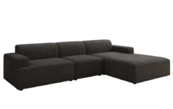 Designer Ecksofa Monza Maxi in Samt