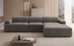 Designer Ecksofa Monza Maxi in Samt