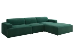 Designer Ecksofa Monza Maxi in Samt