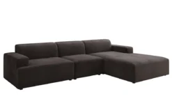 Designer Ecksofa Monza Maxi in Samt