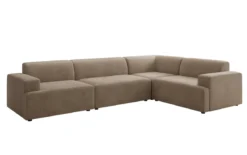 Designer Ecksofa Monza Wohnlandschaft in Samt
