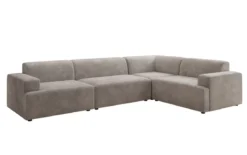 Designer Ecksofa Monza Wohnlandschaft in Samt