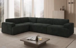 Designer Ecksofa Monza Wohnlandschaft in Cord