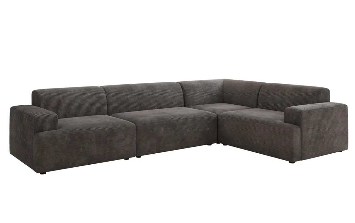 Designer Ecksofa Monza Wohnlandschaft in Cord