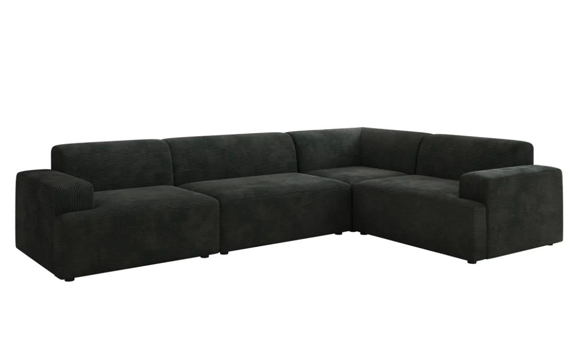 Designer Ecksofa Monza Wohnlandschaft in Cord