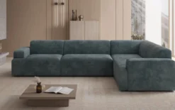 Designer Ecksofa Monza Wohnlandschaft in Cord