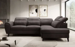 Designer Ecksofa Nobile mit verstellbarer Rückenlehne
