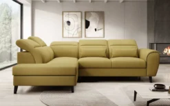 Designer Ecksofa Nobile mit verstellbarer Rückenlehne