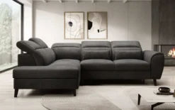 Designer Ecksofa Nobile mit verstellbarer Rückenlehne