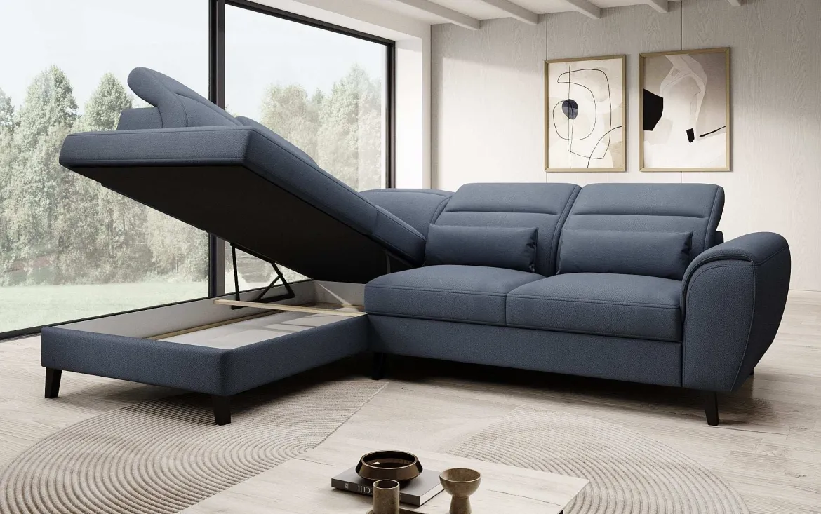 Designer Ecksofa Nobile mit verstellbarer Rückenlehne