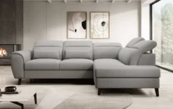 Designer Ecksofa Nobile mit verstellbarer Rückenlehne