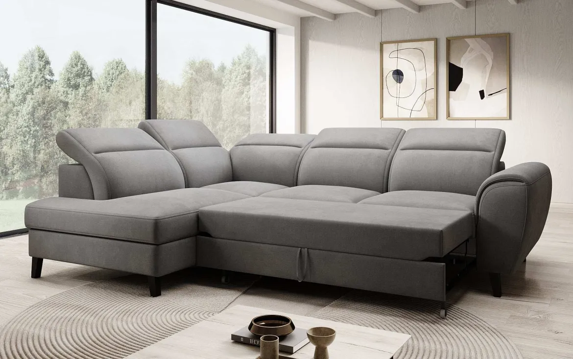 Designer Ecksofa Nobile mit verstellbarer Rückenlehne