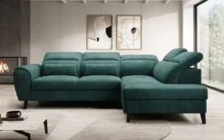 Designer Ecksofa Nobile mit verstellbarer Rückenlehne