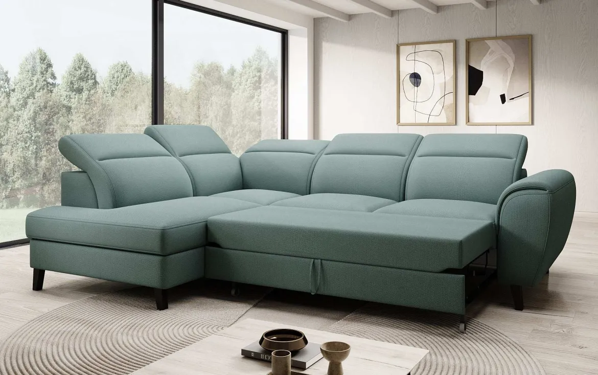 Designer Ecksofa Nobile mit verstellbarer Rückenlehne