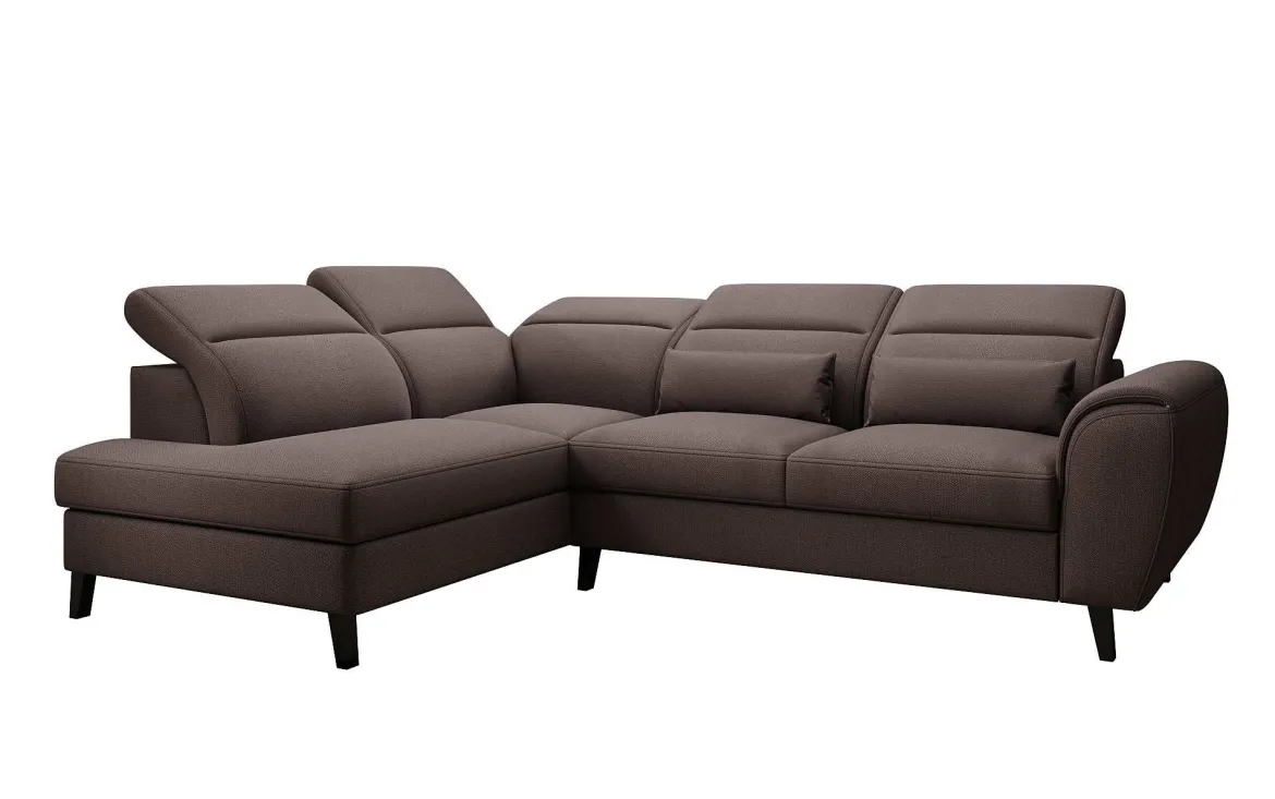 Designer Ecksofa Nobile mit verstellbarer Rückenlehne