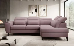 Designer Ecksofa Nobile mit verstellbarer Rückenlehne