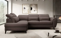Designer Ecksofa Nobile mit verstellbarer Rückenlehne