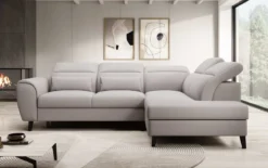 Designer Ecksofa Nobile mit verstellbarer Rückenlehne