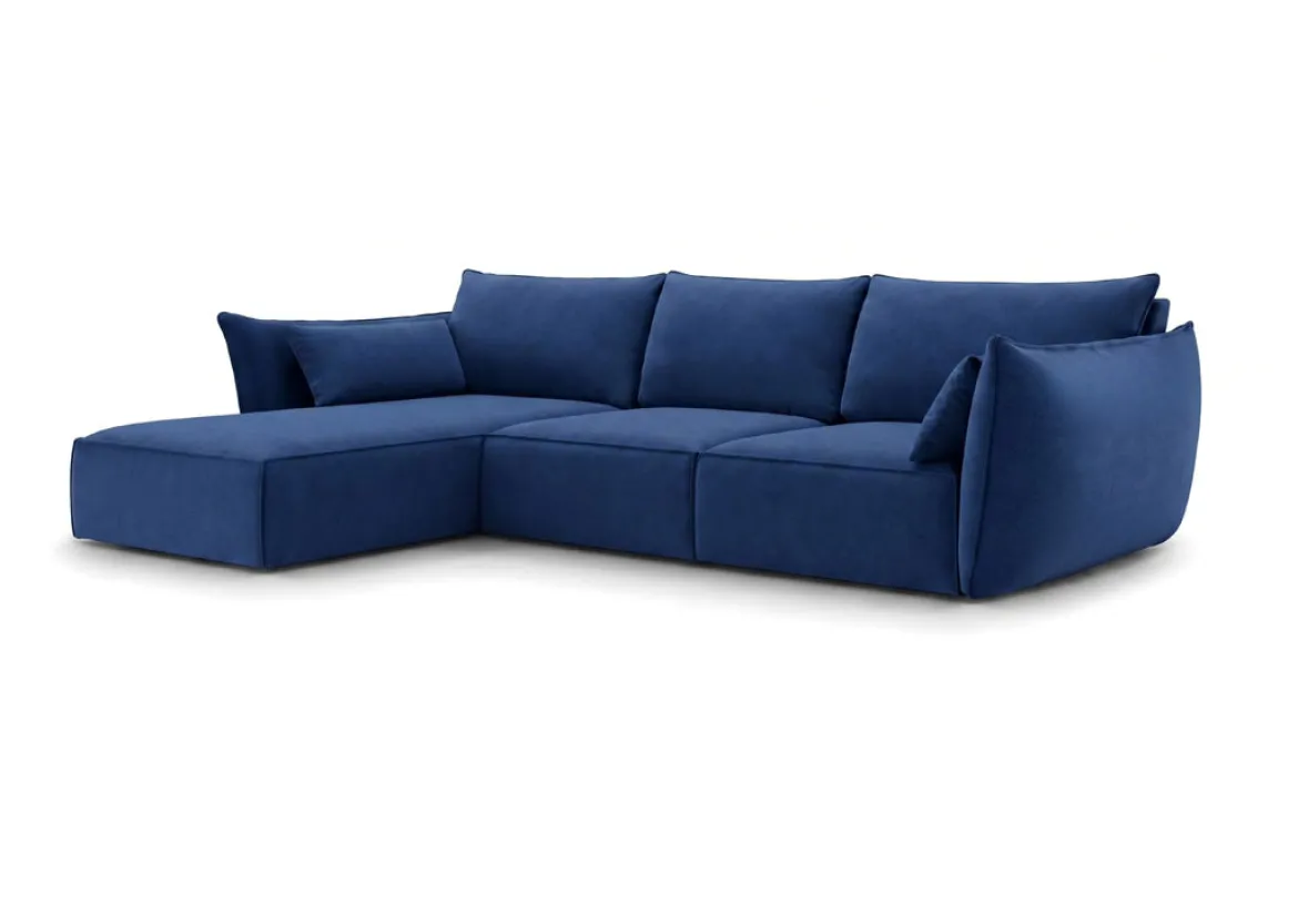 Designer Ecksofa Nuvola in Samt