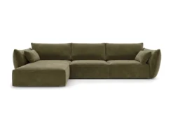Designer Ecksofa Nuvola in Samt