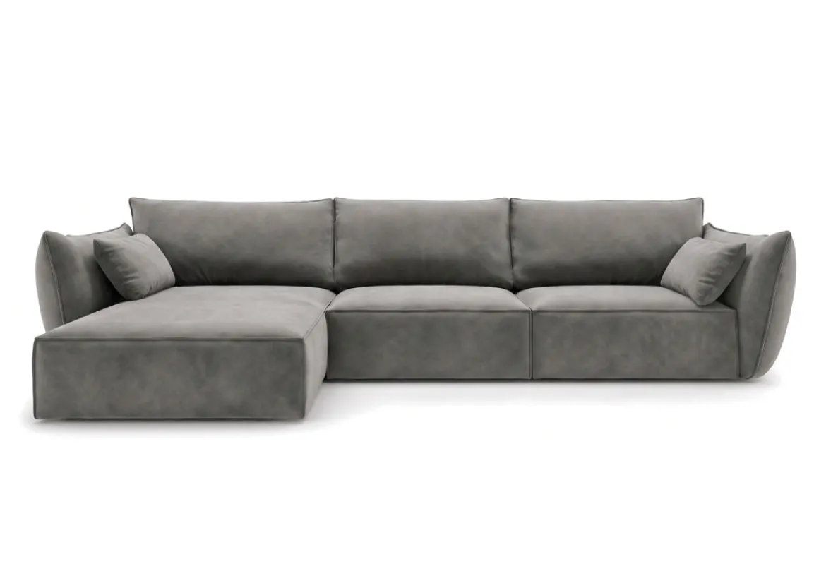 Designer Ecksofa Nuvola in Samt