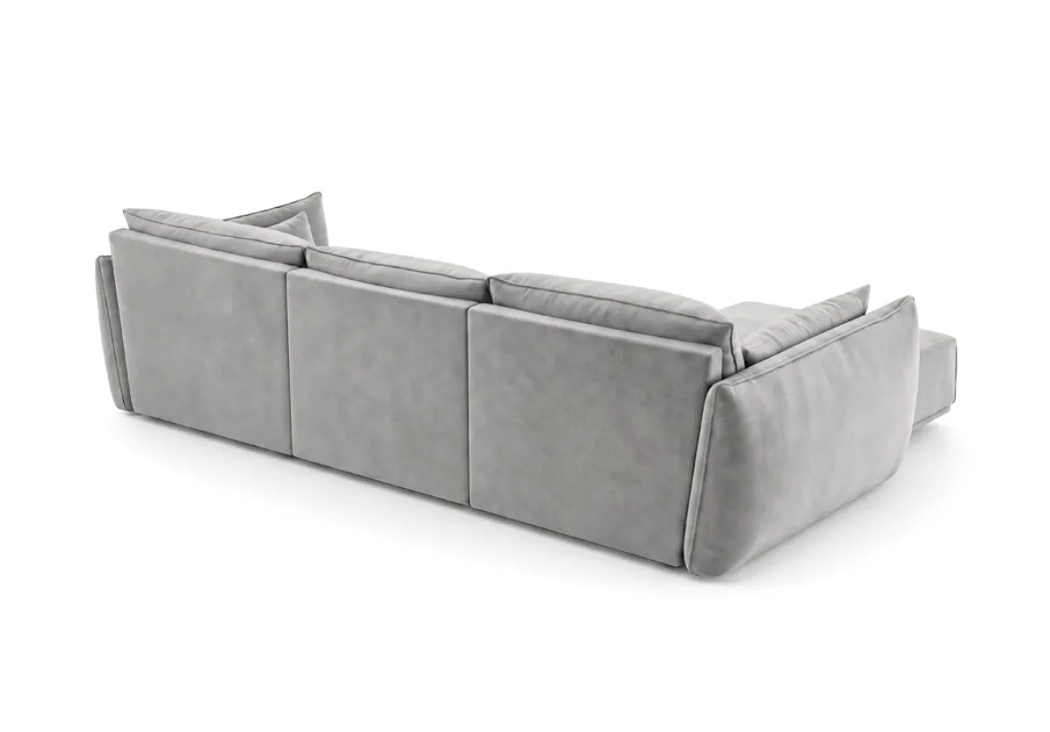 Designer Ecksofa Nuvola in Samt