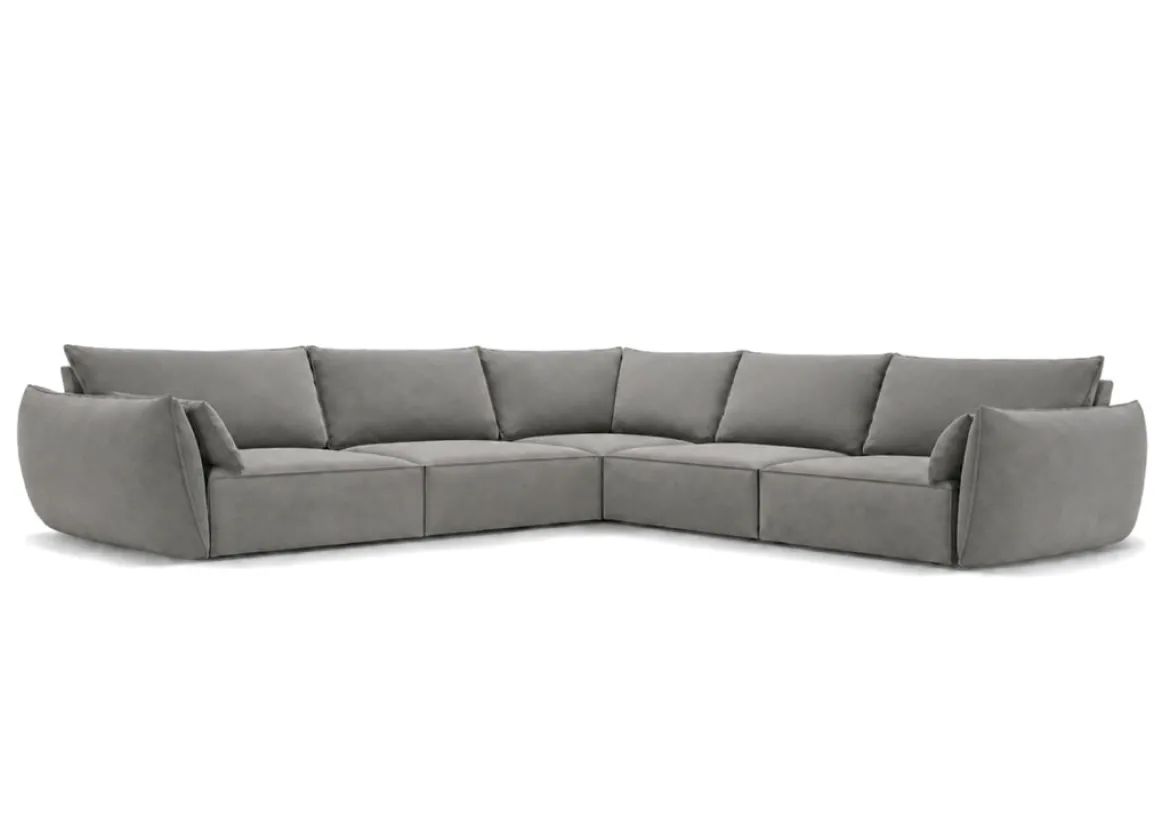 Designer Ecksofa Nuvola Maxi in Samt