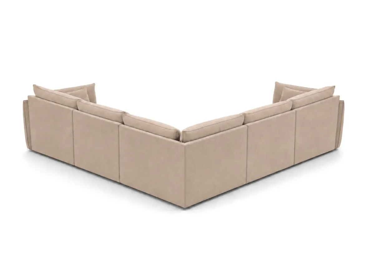 Designer Ecksofa Nuvola Maxi in Samt