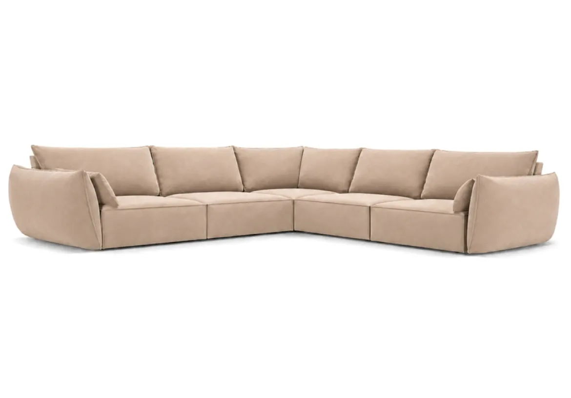 Designer Ecksofa Nuvola Maxi in Samt