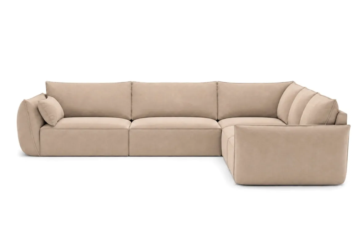 Designer Ecksofa Nuvola Maxi in Samt
