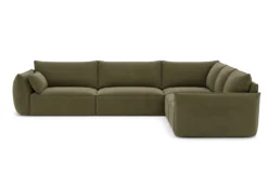 Designer Ecksofa Nuvola Maxi in Samt