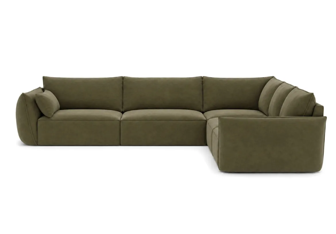 Designer Ecksofa Nuvola Maxi in Samt