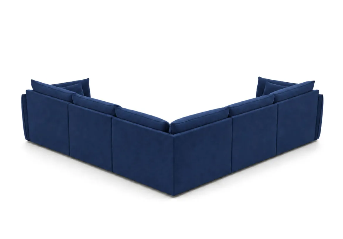 Designer Ecksofa Nuvola Maxi in Samt