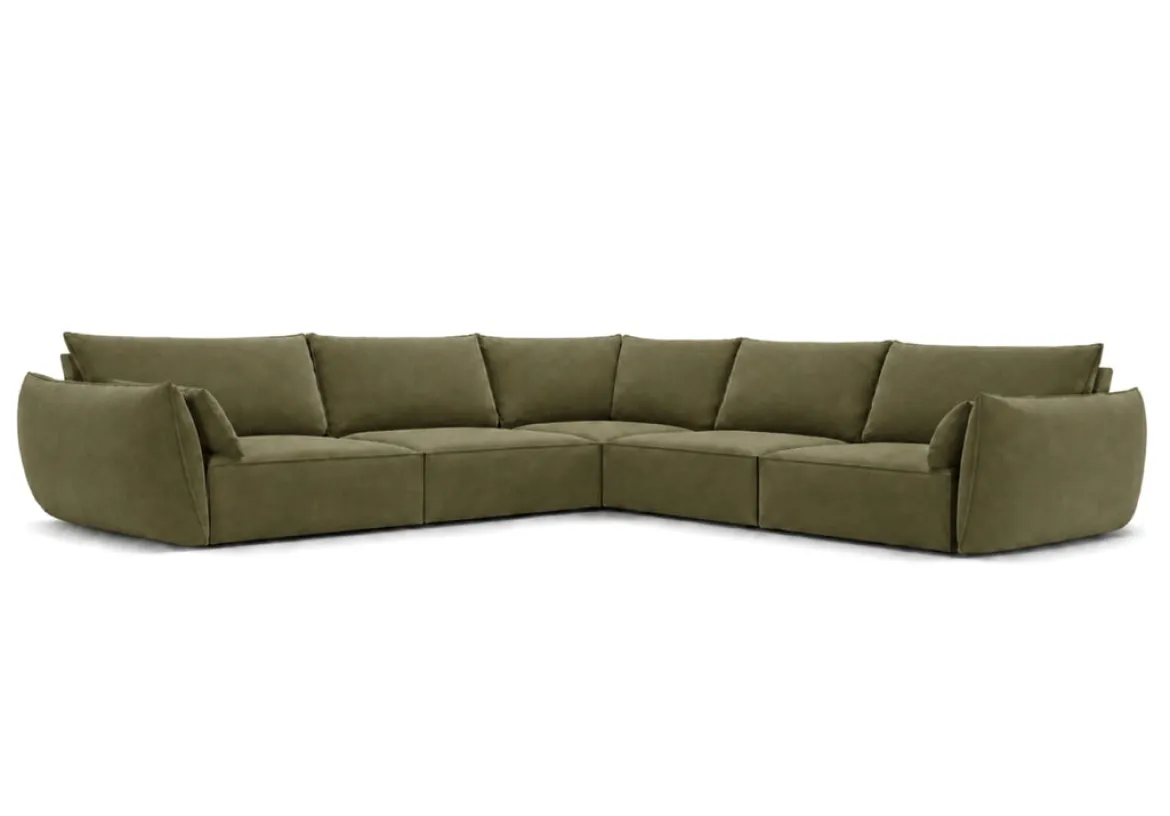 Designer Ecksofa Nuvola Maxi in Samt