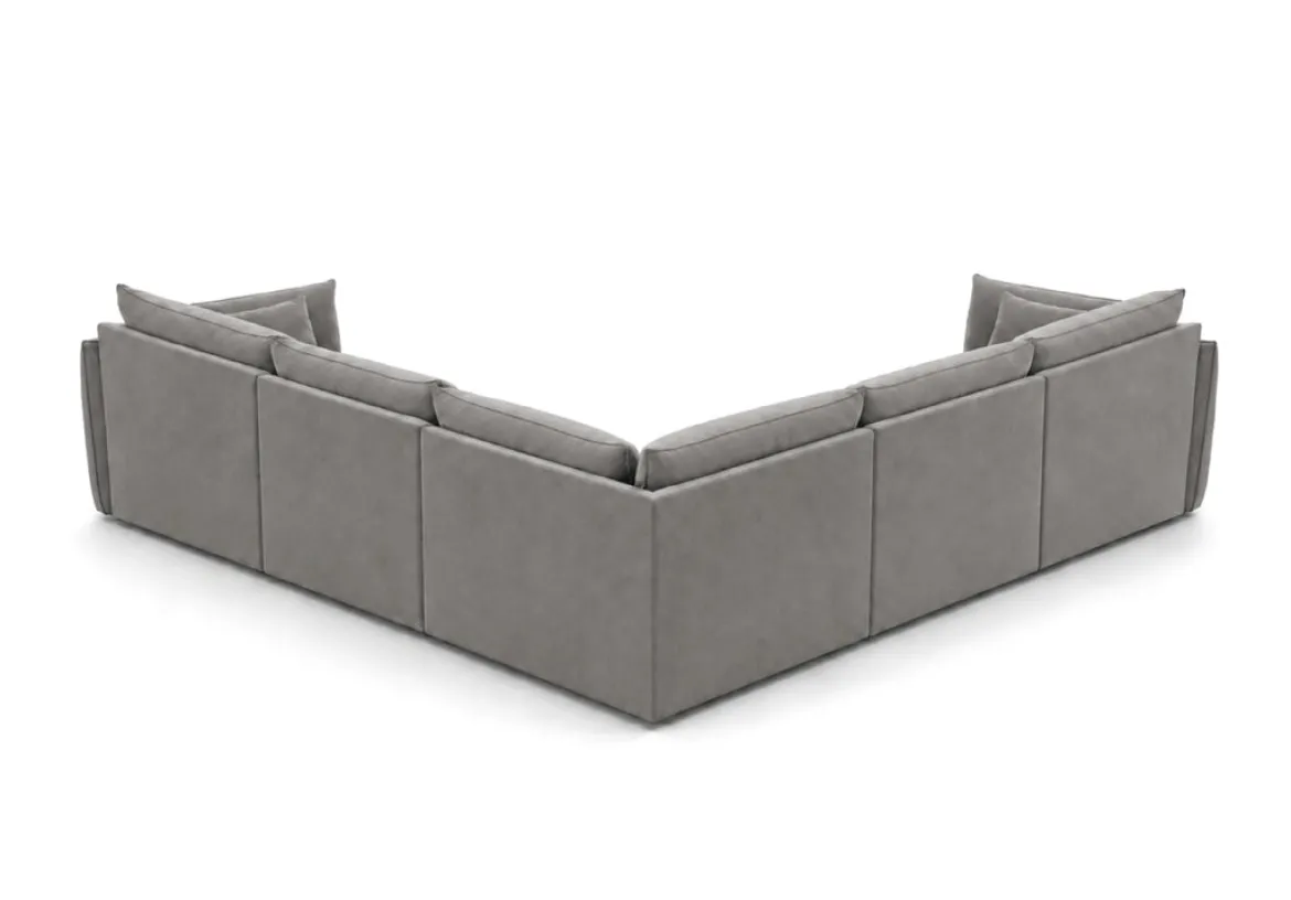 Designer Ecksofa Nuvola Maxi in Samt