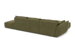 Designer Ecksofa Nuvola Open in Samt