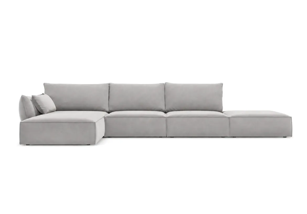 Designer Ecksofa Nuvola Open in Samt