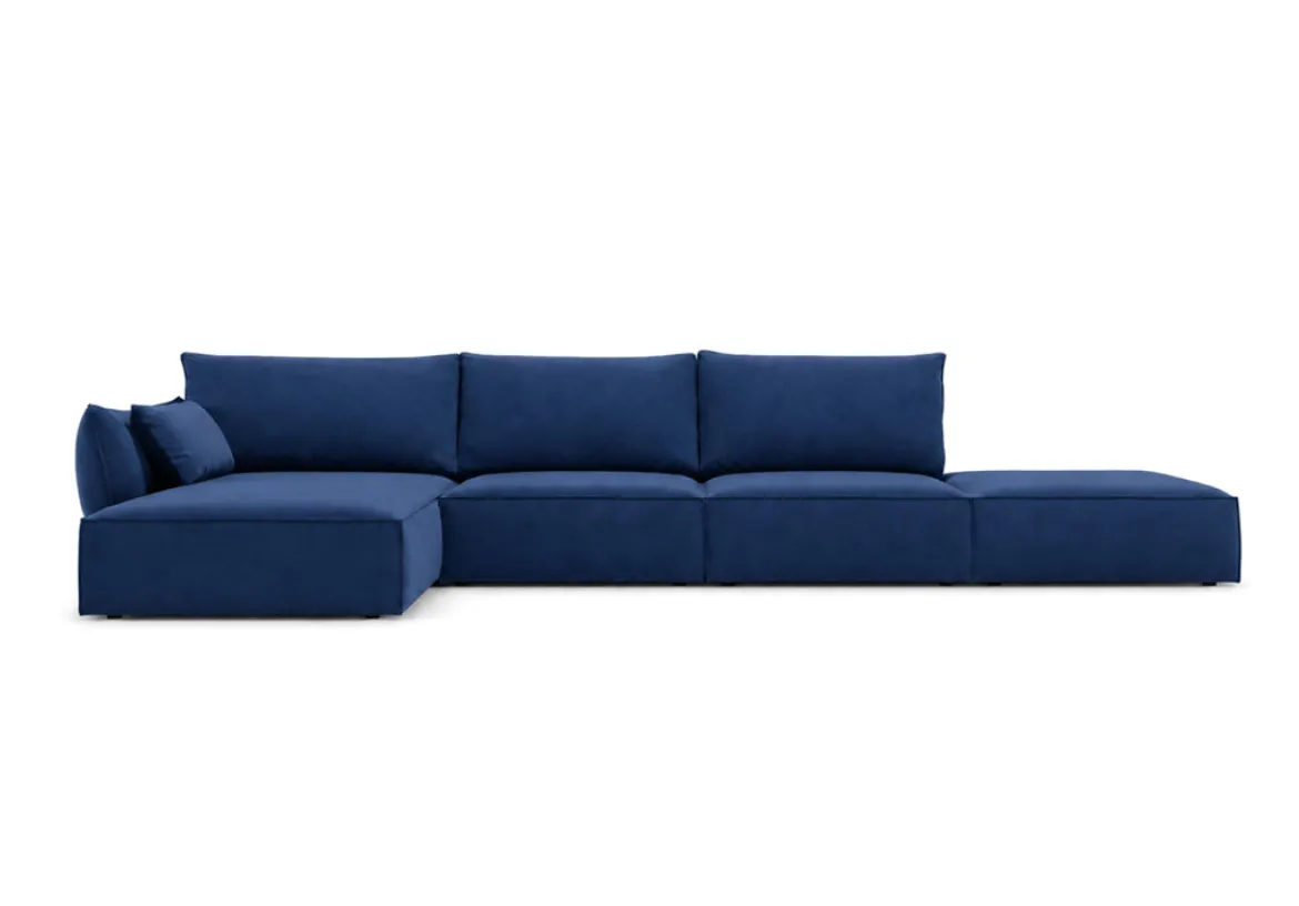 Designer Ecksofa Nuvola Open in Samt