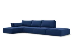 Designer Ecksofa Nuvola Open in Samt