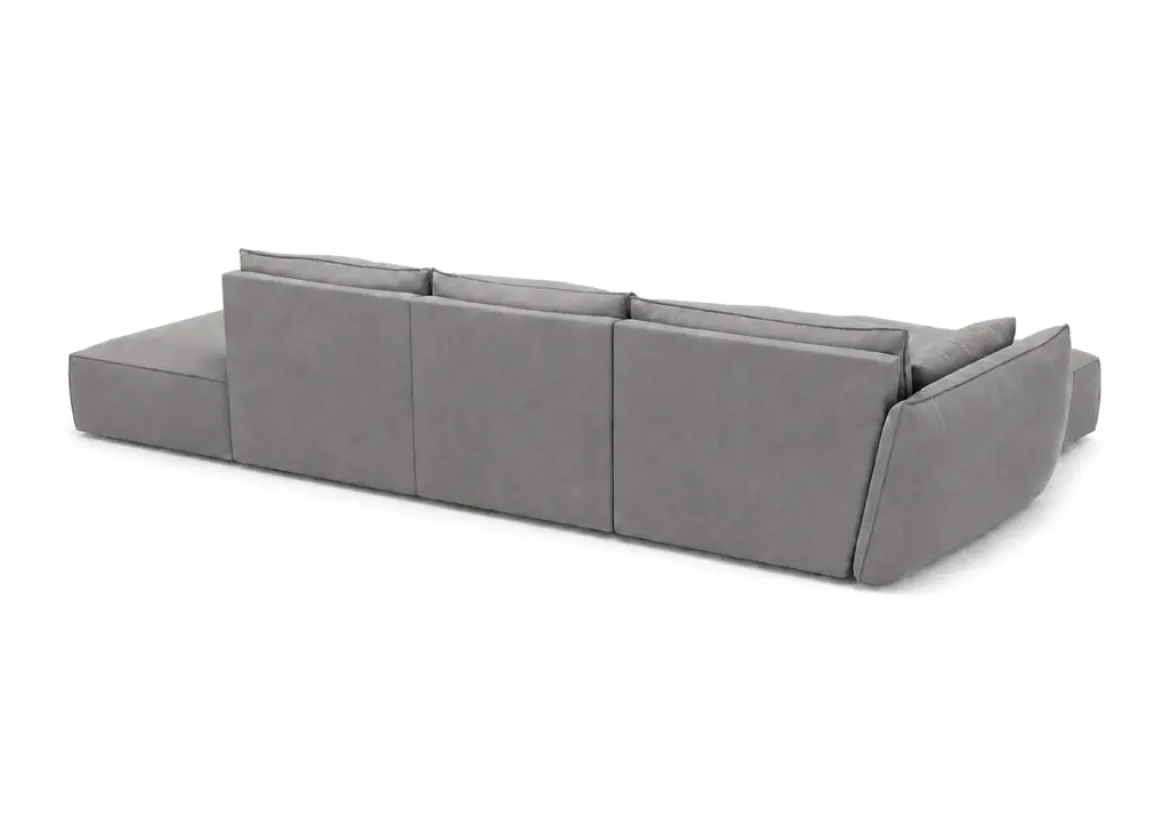 Designer Ecksofa Nuvola Open in Samt