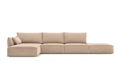 Designer Ecksofa Nuvola Open in Samt