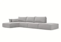 Designer Ecksofa Nuvola Open in Samt