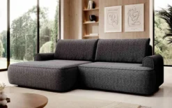 Designer Ecksofa Onelio mit Stauraum und Schlaffunktion