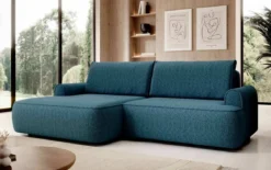 Designer Ecksofa Onelio mit Stauraum und Schlaffunktion